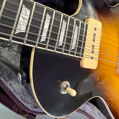 Eastman SB58/TV Limited-Edition Solid Body Electric Guitar in Sunburst w/ Case image 4