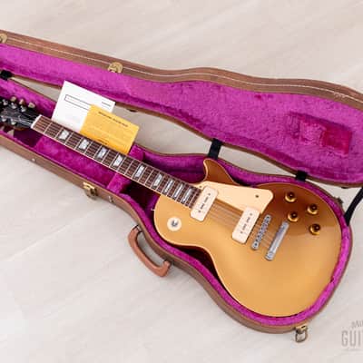 1988 Gibson Les Paul Standard Showcase Edition Goldtop Pre-Historic 1956 Spec w/ Case, Tags image 21