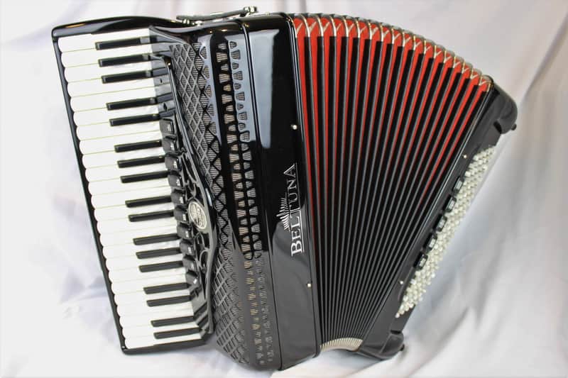NEW Black Beltuna Studio IV Piano Accordion LMMM 41 120 image 1