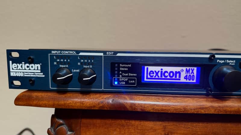 LEXICON MX400XL 4chマルチエフェクト Lexicon MX400XL Dual Stereo / Surround Reverb Effects Processor