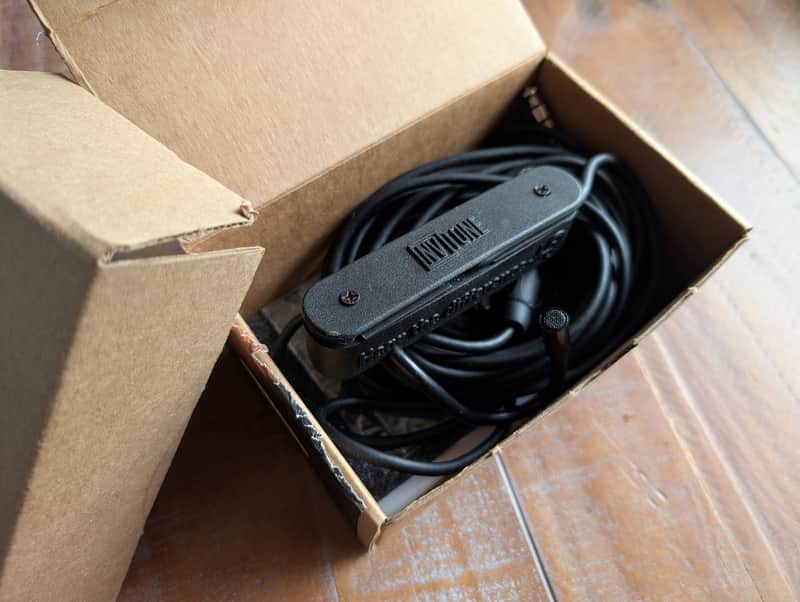NV-Tone Swan XT (External) Ebony Guitar Pickup For Acoustic & Classical Guitars Excellent! image 1