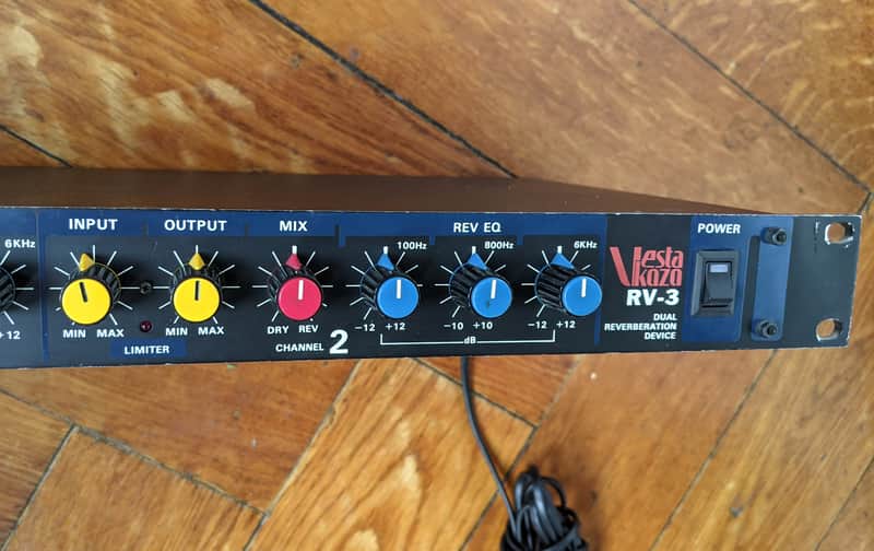 With demo video: Vesta Kaza RV-3 stereo spring reverb with EQ