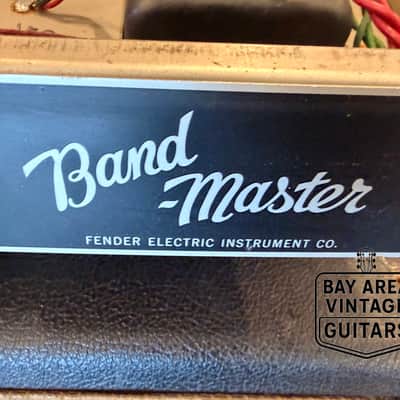 1965 Fender Bandmaster AB763 Head & Cab | Pre-CBS | Original Transformers | Excellent Condition image 6