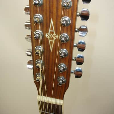 2017 Alvarez AD6012CE AD60ce 12-String Acoustic Electric Guitar, Natural AD60-12CE image 12