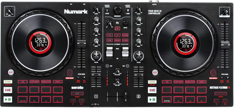 Numark MIXTRACK Platinum FX 4-deck/2-channel Serato DJ Lite Controller image 1