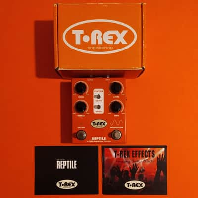 T-Rex Reptile Tape Echo Simulator V1 near mint w/box, manual & catalog image 2