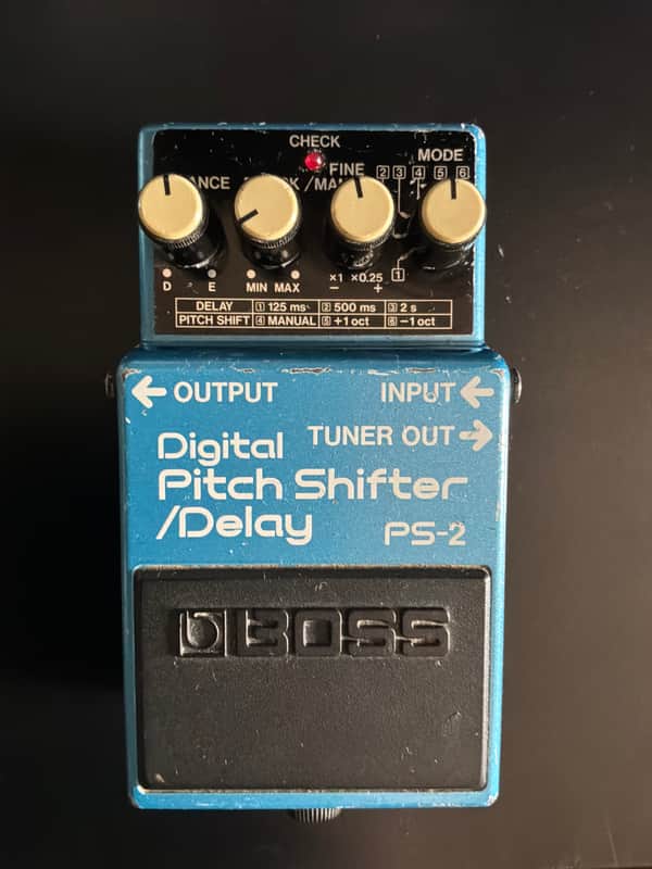Boss PS-2 Digital Pitch Shifter/Delay (Blue Label)