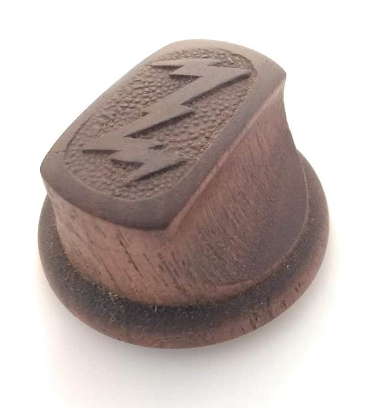 Zenith Large Pinch Solid Wood Reproduction Radio Knob- Antique Radio Repair image 1
