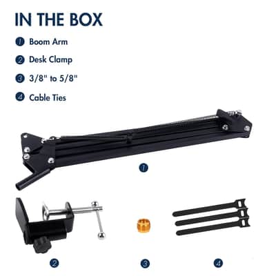 For Shure Sm7B Mv88+ And Mv7 Boom Arm, Mic Desk Stand Compatible With Shure Sm7B And Shure Mv7 Microphone, Shure Sm7B And Shure Mv7 Mic Arm Perfect For Podcasts, Gaming, Recording. image 6