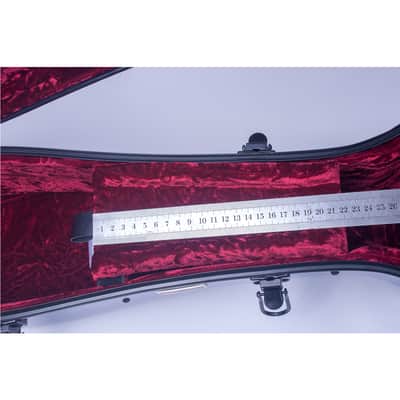 Crossrock CRF1000 Series Hardshell Dreadnought Guitar Case Deluxe Fiberglass image 5