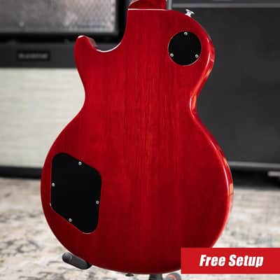 Gibson Les Paul Standard 50s Mahogany Top Electric Guitar - Vintage Cherry with Hardshell Case image 2