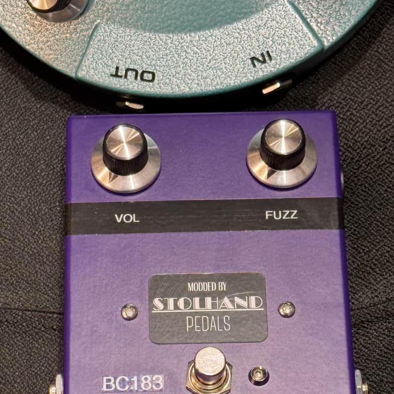 Dunlop JHF1 In Pedalboard friendly enclosure with BC183L transistors modded by Stolhand Pedals image 1