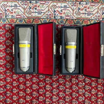 Neumann U87 Consecutive Pair  Ex Britannia Row/ Pink Floyd image 3