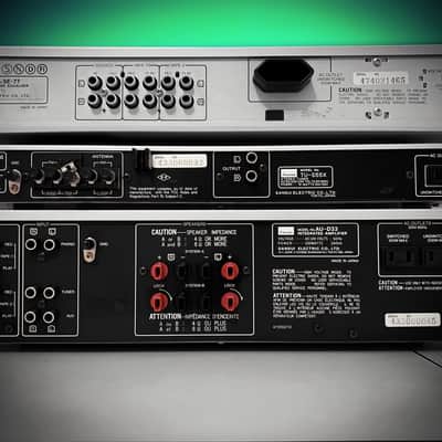SANSUI SILVER TOWER 🔥RARE🔥 Vintage Stereo Amplifier Equalizer Tuner Bundle image 5
