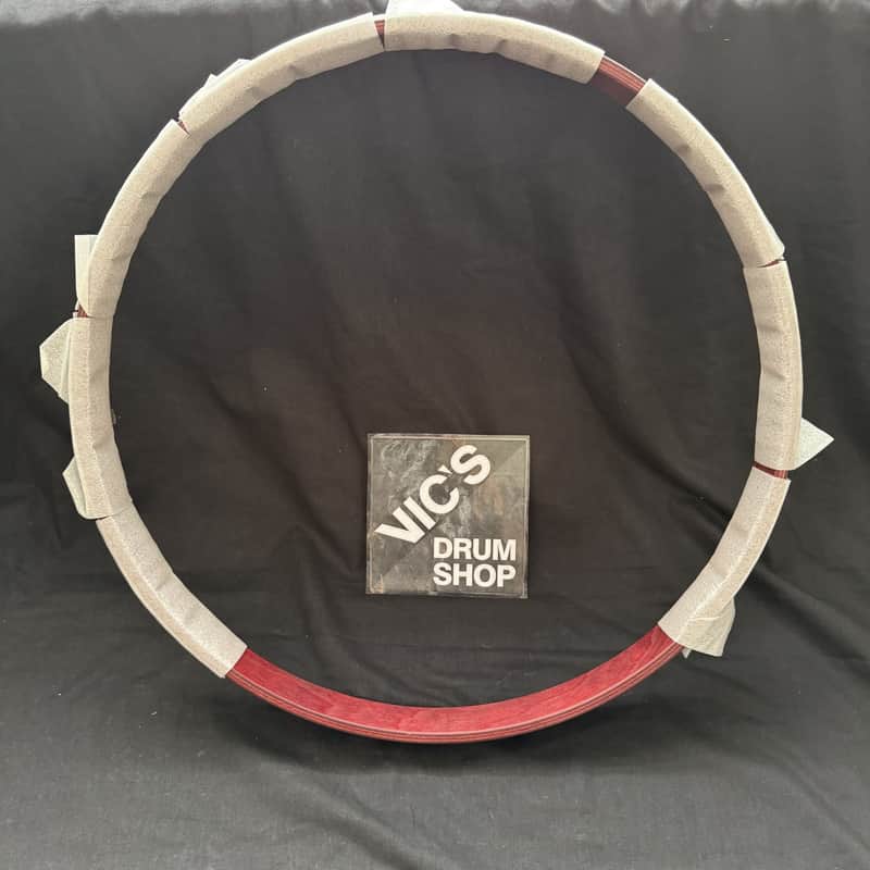 Yamaha 20" Stage Custom Bass Drum Hoop Matte Cranberry image 1