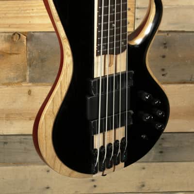 Ibanez Bass Workshop BTB865SC 5-String Bass Weathered Black image 1