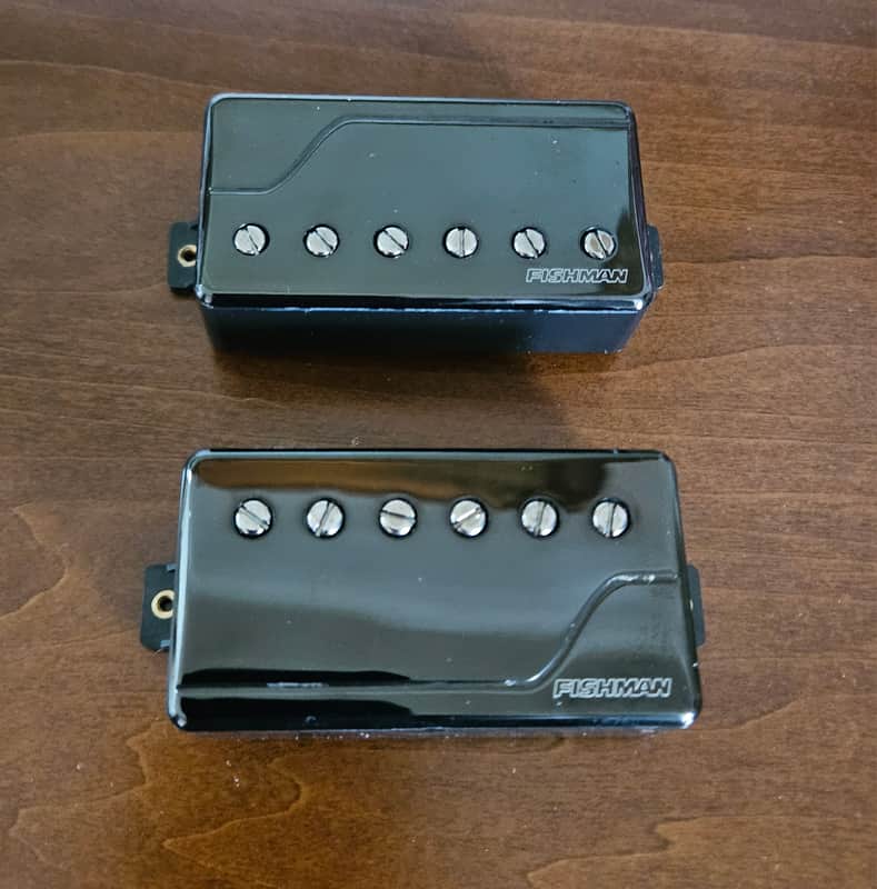 Fishman PRF-CS6-WA1 Fluence Will Adler 6-String Modern Humbucking Pickup Set 2010s - Black image 1