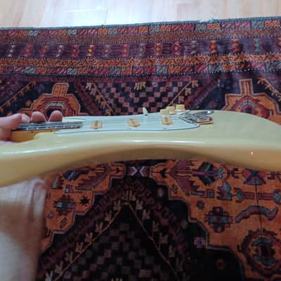 Fernandes / Burny FST-70 Lawsuit Stratocaster Copy Late-70's - Vintage Aged White image 3