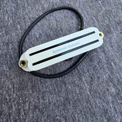 Seymour Duncan SHR-1b Hot Rails Strat Bridge Pickup 2010s - White image 1