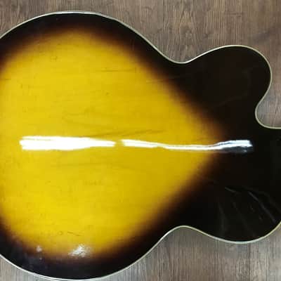Carlo Robelli Jazz Archtop Hollow-Body  Electric Guitar Sunburst image 6