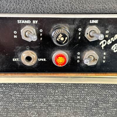 1972 Alamo Model 2575 Paragon Tube Guitar/Bass Amp Head image 3
