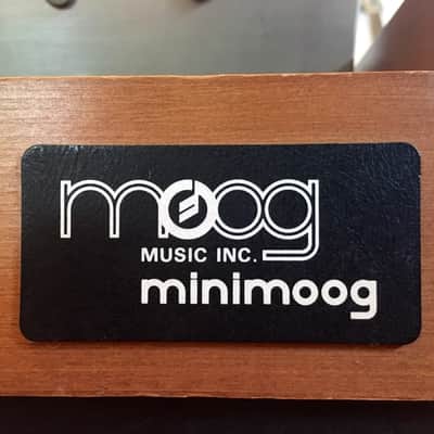 ORiGiNaL --Vintage Moog Minimoog Model D 1970s Walnut analog synth real w MIDI image 12