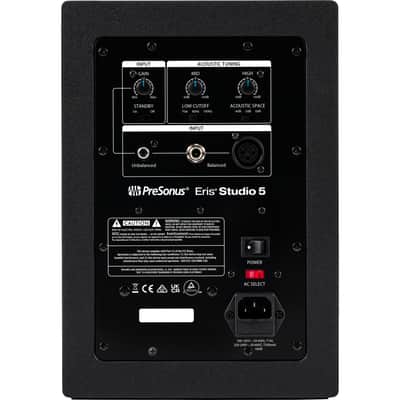 Presonus Eris Studio 5 Studio Monitor - 80 Watts Black (Single) image 6