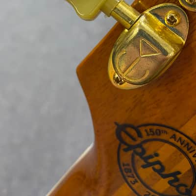 Epiphone 150th Anniversary Zephyr DeLuxe Regent 2023 - Antique Natural image 15