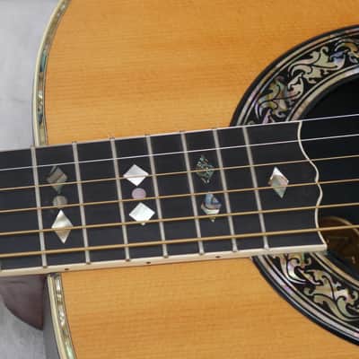 Vintage Late 70's Ovation Guitar 1619-4 Acoustic Electric image 7
