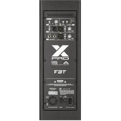 FBT X-PRO-115A Processed Active Speaker - 15 + 1 -1200Wrms- 80&deg;Hx50&deg;V -Plywood cab image 4