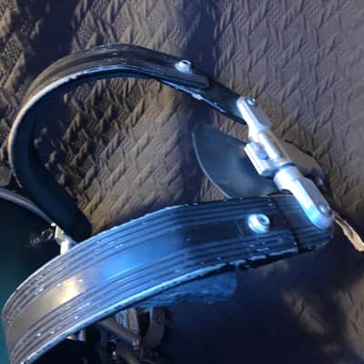 18" Mapex Marching Bass Drum Teal Fade (w/Randall May Carrier) image 15