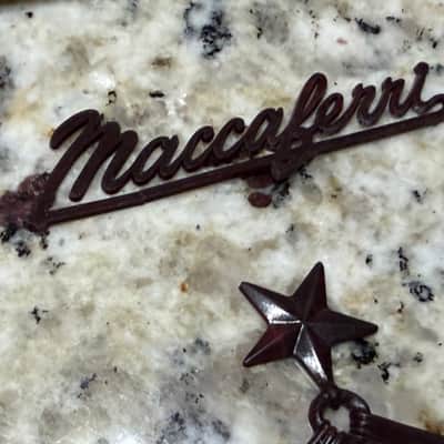 Maccaferri Headstock or Body Logo Emblem New Old Stock image 2