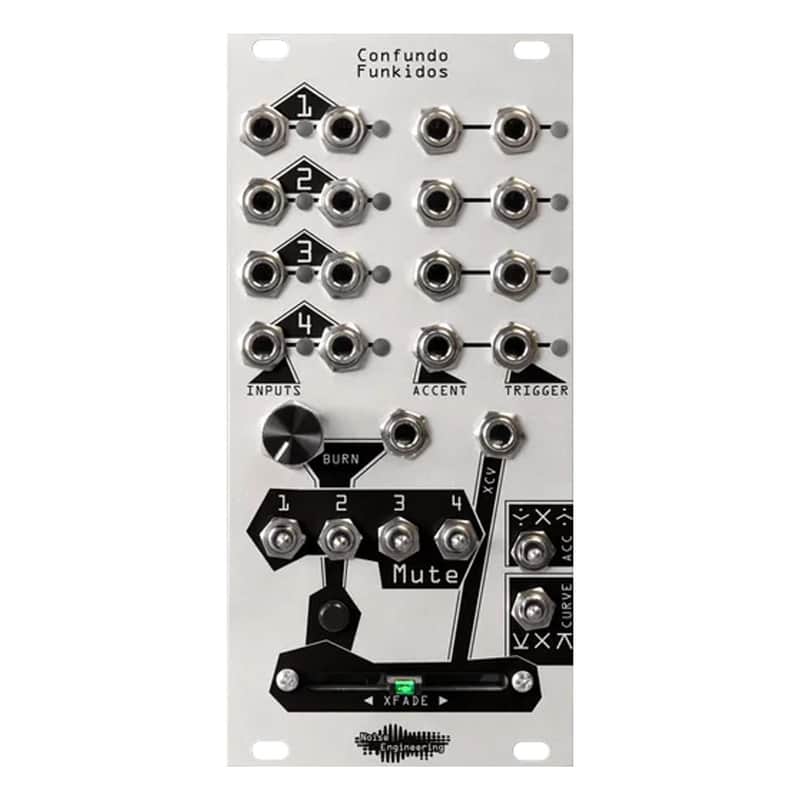 Noise Engineering Confundo Funkidos Eurorack Trigger Generator Module (Silver) image 1