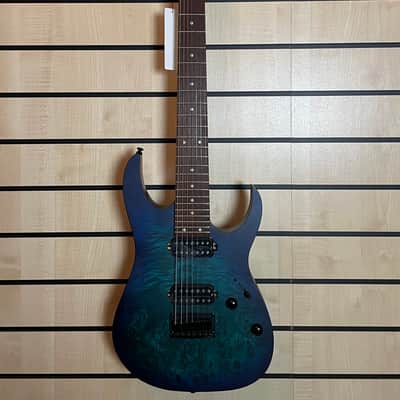 Ibanez RG7421PB-SBF Sapphire Blue Flat 7-String Electric Guitar image 1