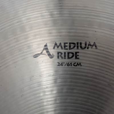 Used Zildjian 24" A Series Medium Ride Cymbal image 2