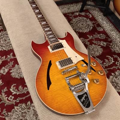 Gibson Custom Shop Johnny A Signature Standard Bourbon Burst w/ Bigsby image 12
