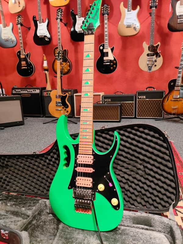 Ibanez JEM777-LG Steve Vai Signature with Edge Tremolo 1987 - Loch Ness Green image 1