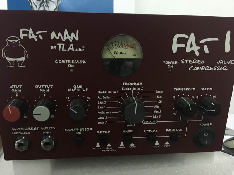 TL Audio FAT 1 Fatman Series Stereo Valve Compressor | Reverb