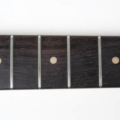 RARE 1963 Vintage Fender Stratocaster Neck Maple Brazilian Rosewood Clay Inlays Strat USA 1960s L-Series Pre-CBS image 3
