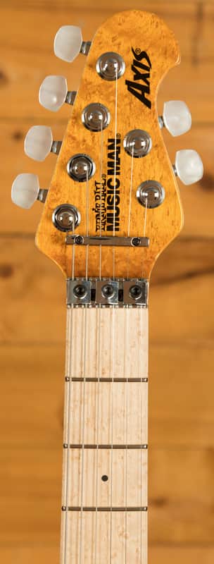 Music Man Axis Premium One Piece Translucent Gold | Reverb