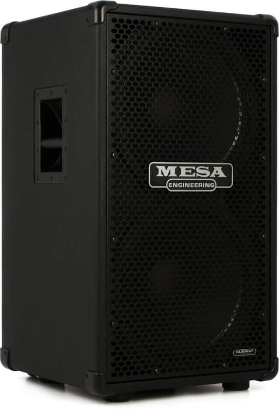 Mesa/Boogie Subway 2 x 15-inch 800-watt 4-ohm Bass Cabinet - Black Bronco with Black Metal Grille image 1