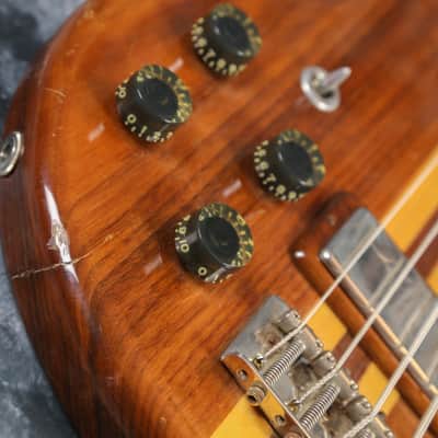 Kramer 450B Bass 1977 Aluminum Neck Walnut Left Handed + hard case image 11