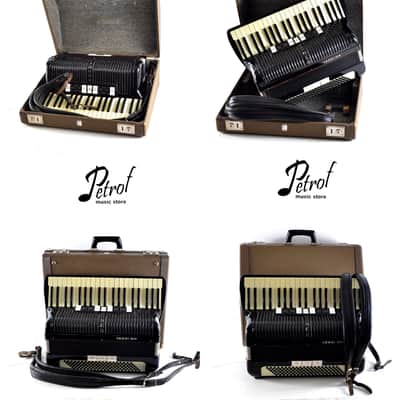 Vintage Top German Made LMM Accordion Hohner Verdi III M - 120 bass, 12 switches + Original Hard Case & Straps image 21