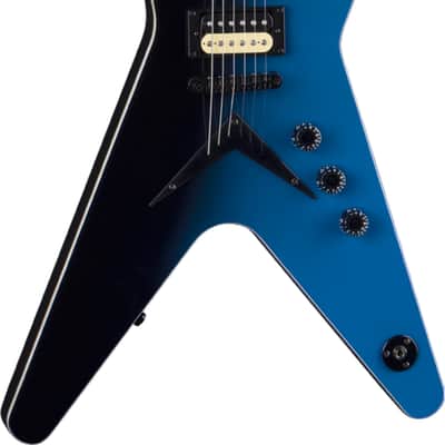 Dean ML 79 Classic Electric Guitar, Rosewood Fingerboard, Black to Blue Fade image 1