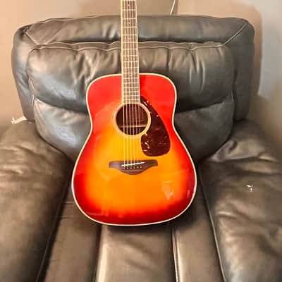 Yamaha FG735s 2000’s - Cherry Sunburst image 5