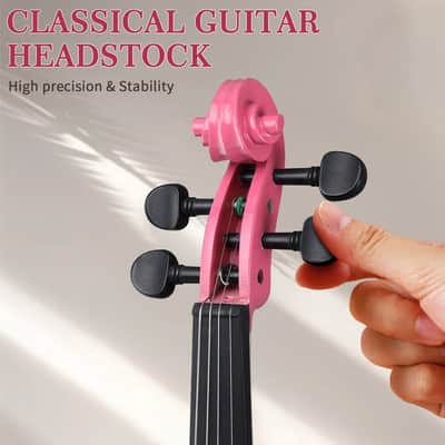 Cxxss 1/4 Size Kids Beginners Acoustic Violin With Case Bow Rosin for Beginner image 3