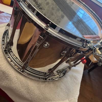 Immagine Ludwig Snare drum chrome over wood 1985 - Chrome - 8