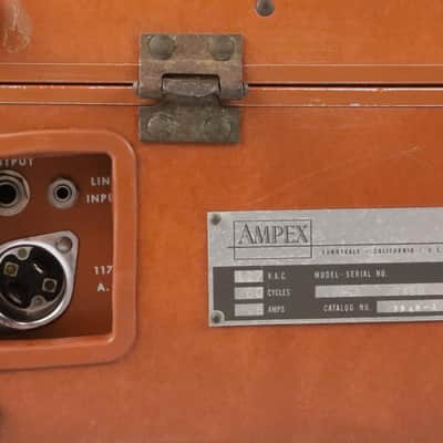 Ampex 601 Portable Analog Mono Reel to Reel Tube Tape Recorder Machine #34326 image 8