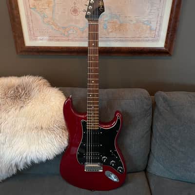 Fender Stratocaster Deluxe American 2008 - Crimson Red Transparent image 1