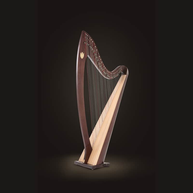 Lyon & Healy Troubadour VI Lever Harp - Mahogany image 1